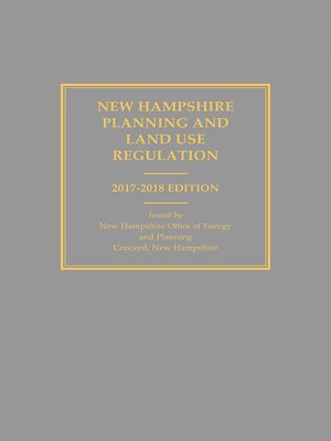 cover image of New Hampshire Planning and Land Use Regulations